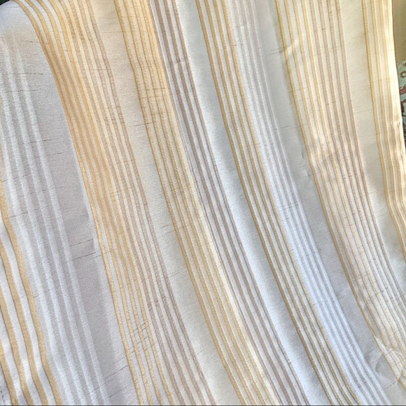 🆕 Gold Cosmo Stripe Curtain Panel 54 x 96 New in package. - Picture 9 of 16